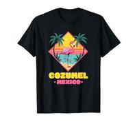 Cozumel México Souvenir Vacaciones Viajes Hombres Mujeres Flamingo Camiseta