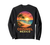 Cozumel México Tropical Sunset Vacaciones Sudadera