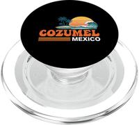 Cozumel México Vintage Sunset Island PopSockets PopGrip para MagSafe