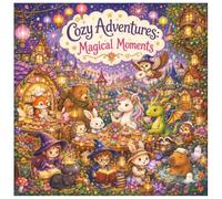 Cozy Adventures: Magical Moments: A Cute Animated Coloring Book for Teens & Adults Featuring Enchanted Forests, Friendly Dragons, Magical Cottages, ... Scenes (Cozy Adventures Coloring Book Series)