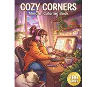 Cozy Aesthetic: Relaxing Coloring Book for Teens and Adults with 100 Pages featuring Aesthetic Rooms, Cute Animals, and Comforting Scenes for Stress Relief (The Cozy Collection)