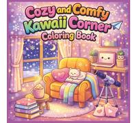 Cozy and Comfy Kawaii Corner Coloring Book: Bold and Easy Cute Kawaii Scenes for Relaxation and Stress Relief Featuring Adorable Cozy Corners, Sweet ... Size 8.5 x 8.5 with 76 Fun Coloring Pages...