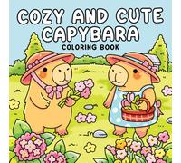 Cozy and Cute Capybara Coloring Book: Fun Coloring Book for Adults and Kids Who Love Capybaras, Featuring Adorable Animal Characters, for Stress Relief, Mindfulness and Relaxation