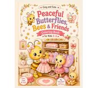 Cozy and Cute Peaceful Butterflies, Bees & Friends Coloring Book for Kids Ages 3-6: Adorable Cozy Coloring Pages with Sweet Butterflies, Cute Bees, ... and Relaxing Fun for Little Kids and Toddlers