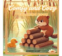 Cozy and fun Coloring book for All ages especially for children , COZY ANIMALS COLORING BOOK
