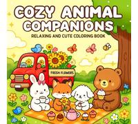 Cozy Animal Companions: Relaxing and Cute Coloring Book for Adults, Teens, and Kids
