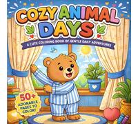 Cozy Animal Days: Cozy Animal Days: A Cute Coloring Book of Gentle Everyday Adventures