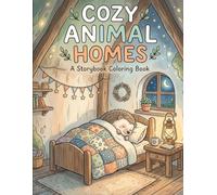 Cozy Animal Homes Coloring Book : Kawai and cozy colouring book for all ages: Cute and Relaxing Woodland Scenes Featuring Adorable Animals, Whimsical ... Cozy Adventures for Kids, Teens, and Adults