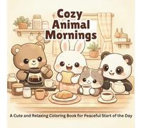 Cozy Animal Mornings: A Cute and Relaxing Coloring Book for Stress Relief, Mindfulness, and Peaceful Morning Moments