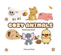 COZY ANIMALS - Coloring book: 50 large and beautiful images of sweet animals for kids, young people, and adults. (COLORING BOOK KIDS)