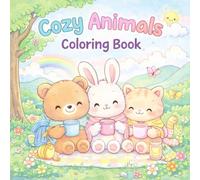 Cozy Animals Coloring Book: A Cute and Relaxing Coloring Book for Kids and Animal Lovers