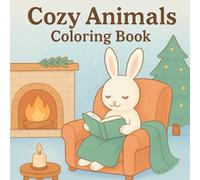 Cozy Animals Coloring Book: A Cute and Relaxing Coloring Book with Cozy Animal Scenes for Kids