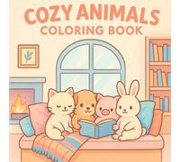 Cozy Animals Coloring Book: A Cute Coloring Book Full of Cozy Moments and Friendly Animals