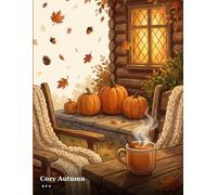 Cozy Autumn: 50 Warm Fall Scenes to Color - Pumpkins, Cider & Cabin Nights