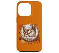 Cozy Autumn Cat For Kitten Mom Who Loves Pumpkins Fall Vibes Carcasa para iPhone 13 Pro