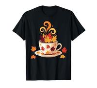 Cozy Autumn Coffee Lovers Fall Camiseta