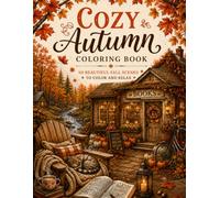 Cozy Autumn Coloring Book for Adults: 50 Relaxing Fall Scenes to Color | Cozy Cottages, Woodland Animals, Pumpkin Patches, Forest Cabins, Bookstores & Peaceful Autumn Escapes for Stress Relief