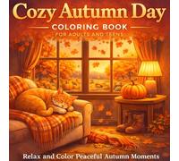 Cozy Autumn Day Coloring Book for Teens and Adults: Cute and Relaxing Fall Scenes for Teens and Adults to Enjoy for Stress Relief, Mindfulness, and ... (Cozy Coloring Books For Adults And Teens)