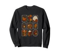 Cozy Autumn Fall Harvest Vintage Collage Cute Fall Sudadera
