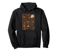 Cozy Autumn Fall Harvest Vintage Collage Cute Fall Sudadera con Capucha