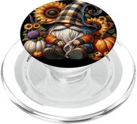 Cozy Autumn GNOME For Women and Men Who Loves Fall Pumpkins PopSockets PopGrip para MagSafe