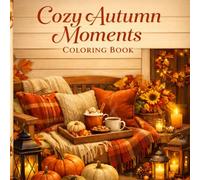 Cozy Autumn Moments Coloring Book: Bold and Easy Pumpkins, Warm Drinks, Leafy Porches, Soft Blankets and Peaceful Fall Scenes for Relaxation and Stress Relief (Cozy Line Studio Collection)