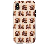 Cozy Autumn Stuff Cat Graphic For Kitten Mom and Cat Lady Carcasa para iPhone X/XS