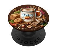 Cozy Autumn Stuff For Women Thanksgiving Season Coffee Fall PopSockets PopGrip Adhesivo