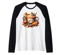Cozy Autumn Stuff with Apple Pie Coffee Mug For Fall Teacher Camiseta Manga Raglan