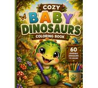 Cozy Baby Dinosaurs Coloring Book: 60 Adorable Cozy Dinosaur Coloring Pages for Relaxation and Creativity