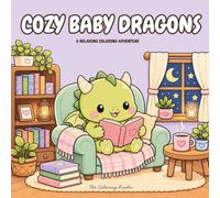 Cozy Baby Dragons: Cute and Easy Coloring Book Featuring Adorable Baby Dragons in Cozy Everyday Adventures