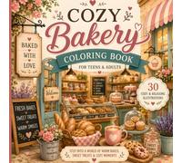 Cozy Bakery Coloring Book: Cute & Cozy Coloring Pages for Adults & Teens • Relax, Unwind & Relieve Stress (Cozy Escape Coloring Collection)