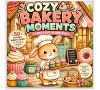 Cozy Bakery Moments: A Bold & Easy Coloring Book Featuring Cute Bakeries, Sweet Treats, Adorable Animal Bakers, Warm Cafés & Relaxing Cozy Scenes