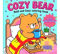 cozy bear bold and easy coloring book