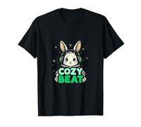 Cozy Beat Bunny Music Lover Lindo diseño de Animales Camiseta