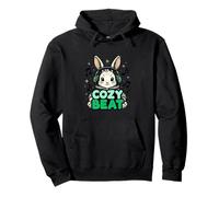 Cozy Beat Bunny Music Lover Lindo diseño de Animales Sudadera con Capucha