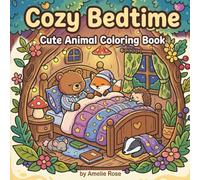 Cozy Bedtime: Cute Animal Coloring Book (Cozy Coloring Book Collection)
