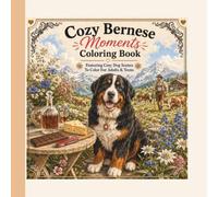 Cozy Bernese Mountain Dog Coloring Book: Featuring Cozy Dog Scenes To Color For Adults & Teens