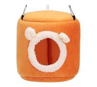 Cozy Bird Bed Hammock, Winter Insulation Bird Warmer, Colgar Bird Shelter con 3 ganchos, Comfortable Nest for Small Birds, Sugar Gliders, and Budgies for Added Warmth in Cold Weather 7,48 pulgadas