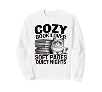 Cozy Book Lover Ragdoll Mamá Páginas Suaves Noches tranquilas Sudadera