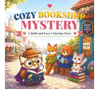 Cozy Bookshop Mystery: A Bold and Easy Coloring Story