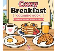 Cozy Breakfast Coloring Book: Relaxing Morning Scenes to Color (Cozy Coloring Series)