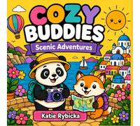 Cozy Buddies: Scenic Adventures: A Bold Line Coloring Book for Adults, Teens, and Kids with Easy, Simple, and Cozy Large Outlines for Relaxation and Anxiety Relief