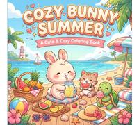 Cozy Bunny Summer Coloring Book: Cute Summer Adventures with an Adorable Bunny - A Relaxing Coloring Pages for Kids, Teens & Adults