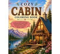 Cozy Cabin Coloring Book: A Cozy Coloring Adventure Featuring Woodland Cabins, Winter Retreats, Forest Hideaways & Relaxing Slow Living Scenes