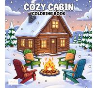 Cozy Cabin Coloring Book: Warm Woodland Retreats, Peaceful Rustic Interiors, and Cabin Life Scenes to Color