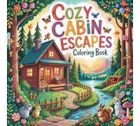 Cozy Cabin Escapes Coloring Book: cozy cabin escapes relaxation adults coloring book, cozy cabin escapes stress relief women book, cozy cabin escapes ... cozy cabin escapes rustic home color book