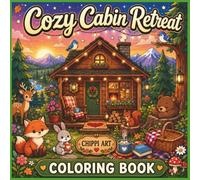 Cozy Cabin Retreat Coloring Book: Bold and Easy Woodland Cabins, Cozy Interiors, Peaceful Forest Escapes, and Relaxing Nature Scenes for Adults and Teens (Cozy Outdoor Escapes Coloring Book Series)