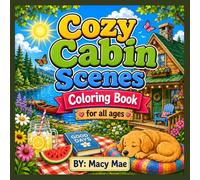 Cozy Cabin Scenes Coloring Book for All Ages: Cute Cabins, Cozy Views & Summer Fun (Cozy collection)