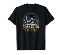 Cozy Cabin Snow Escape Winter Comfort Camiseta